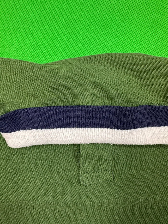 Polo Ralph Lauren Polo Shirt Green Preppy 100% Cotton Classic Fit Vintage Y2k