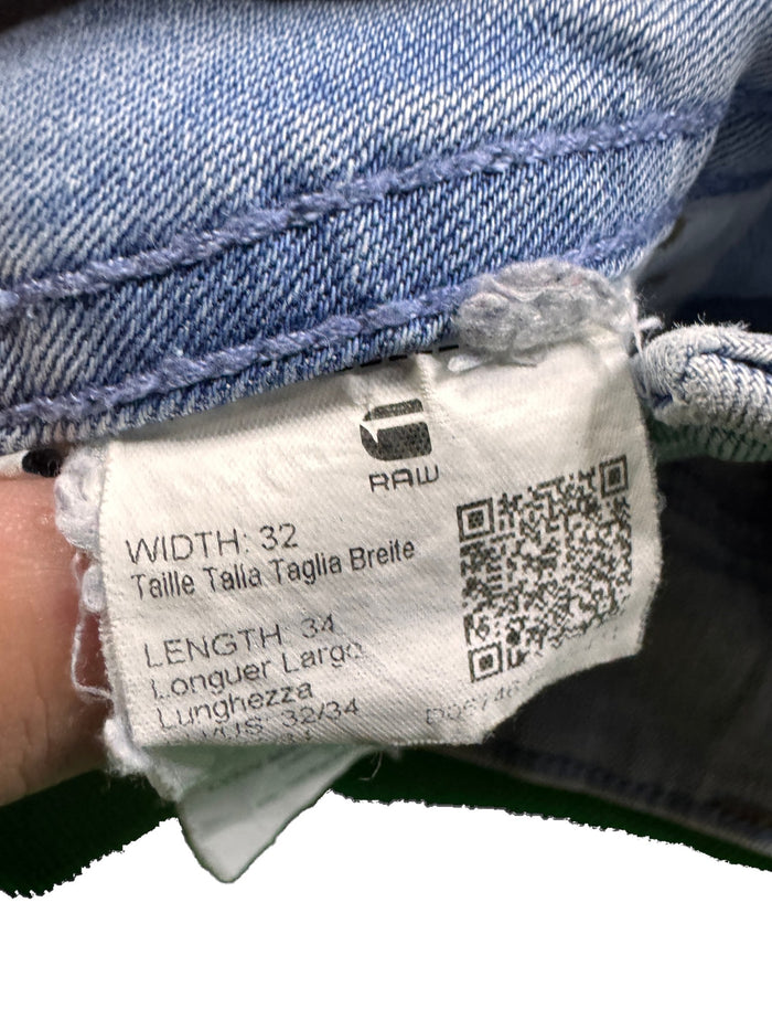 G-Star Raw Jeans Light Blue Straight Streetwear