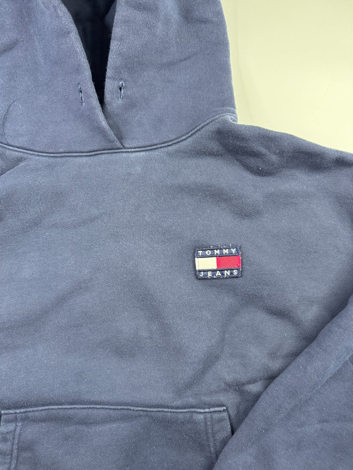 Tommy Jeans Vintage Y2K Hoodie Marineblau Größe XS