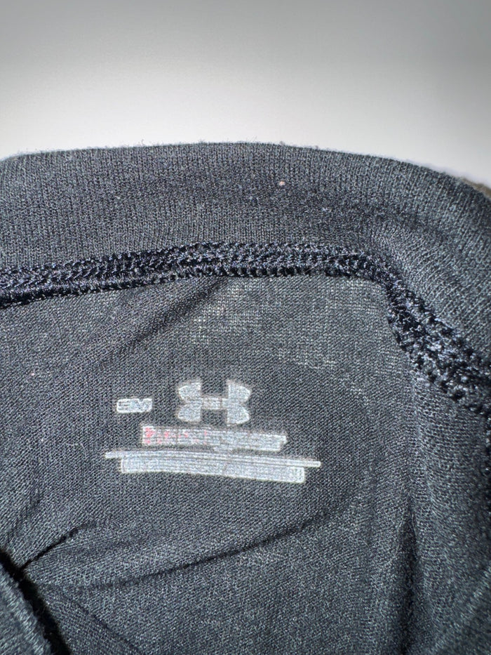 Under Armour HeatGear Compression Long Sleeve Black Shirt Size S
