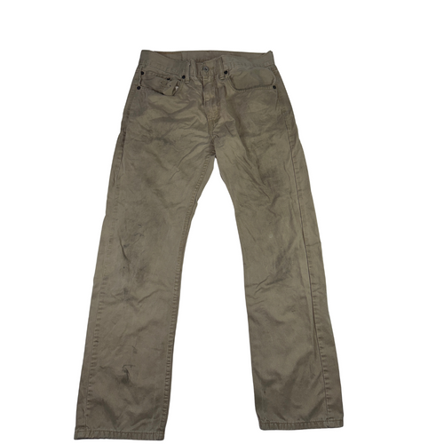 Levi's Vintage 505 Straight Leg Pants W31 L30 Khaki Beige