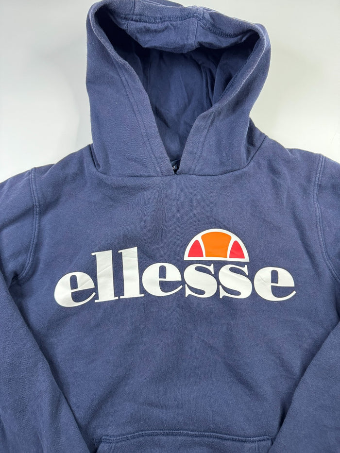 Ellesse Vintage Y2K Hoodie Kinder 13-14Y 158-164 Navy Blau