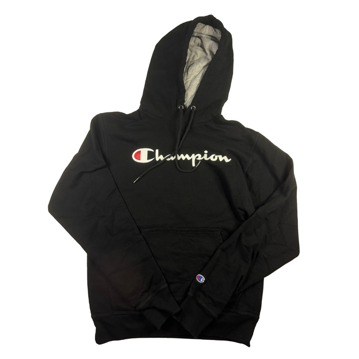 Champion Vintage Hoodie Schwarz Größe S