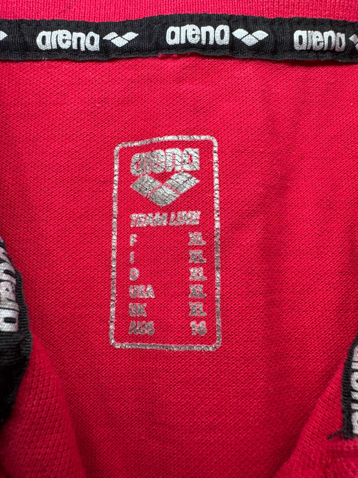 Arena Team Line Polo Shirt Red Men XL