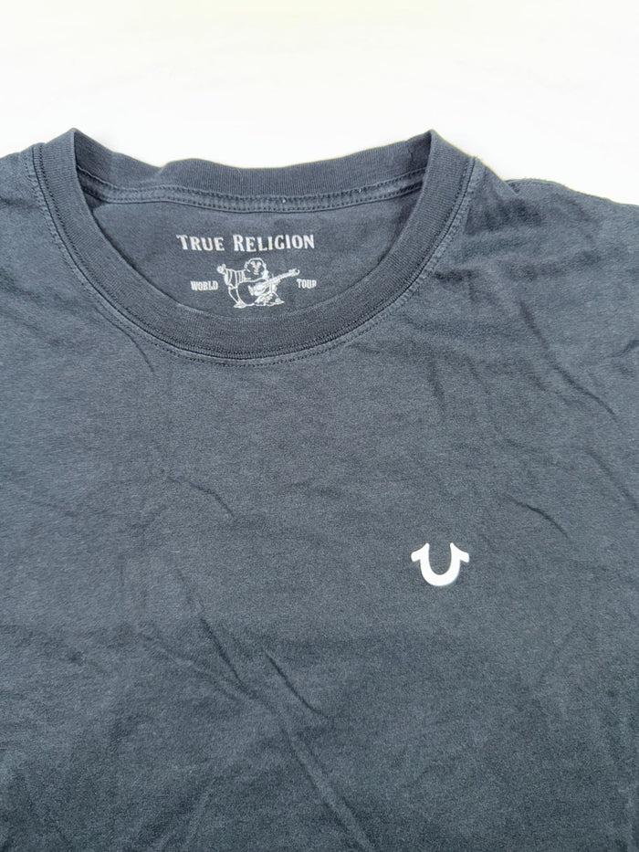 True Religion Vintage T-Shirt Schwarz Größe M