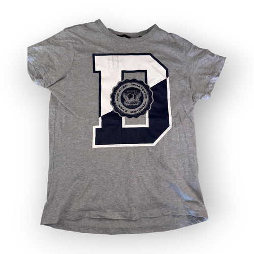 Diesel Vintage Y2K T-Shirt Big Logo Grey Size L