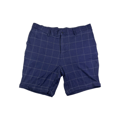 Zara Vintage Y2K Shorts Checkered Blue Size EU 46