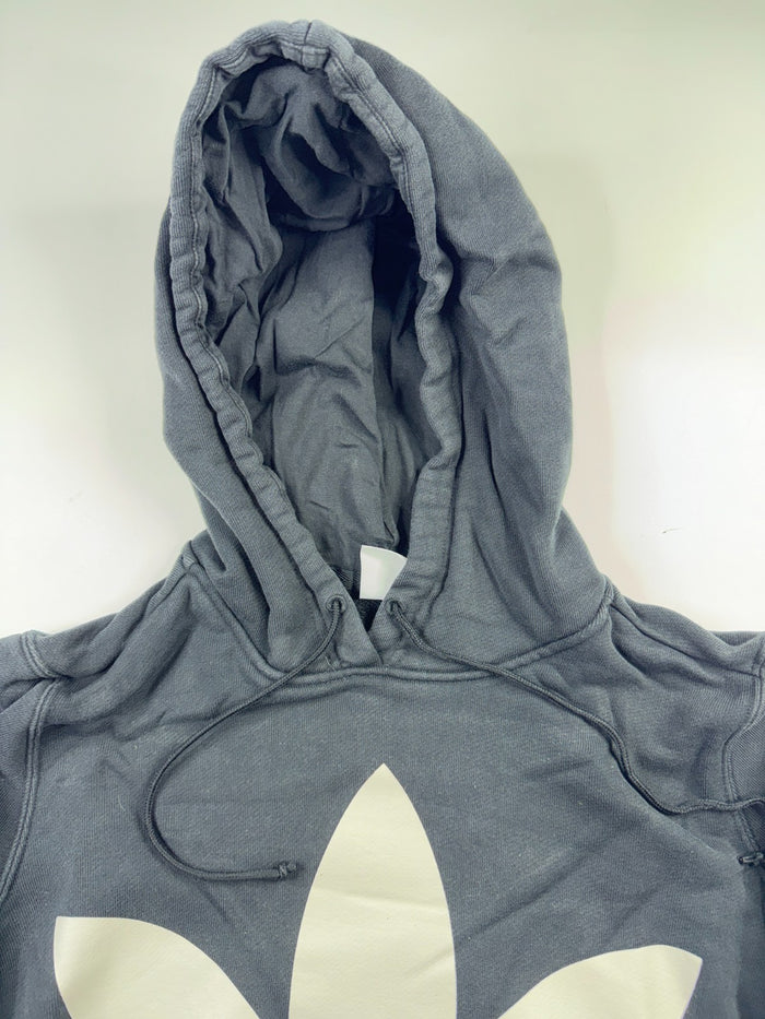 Adidas Vintage Trefoil Hoodie Schwarz Größe S