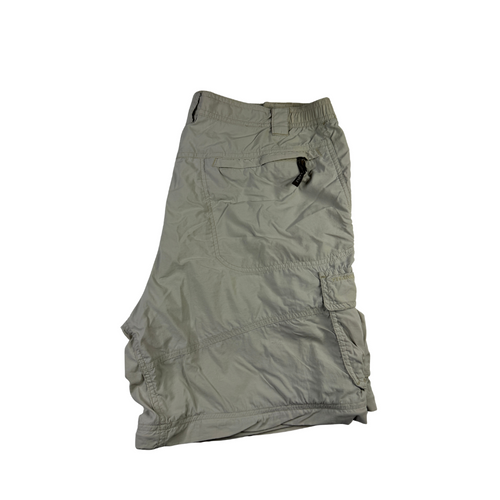 Columbia Titanium Cargo Shorts Vintage Y2K Grey Outdoor Hiking L Nylon