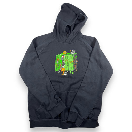 Under Armour Locker Graphic Hoodie Black Youth XL