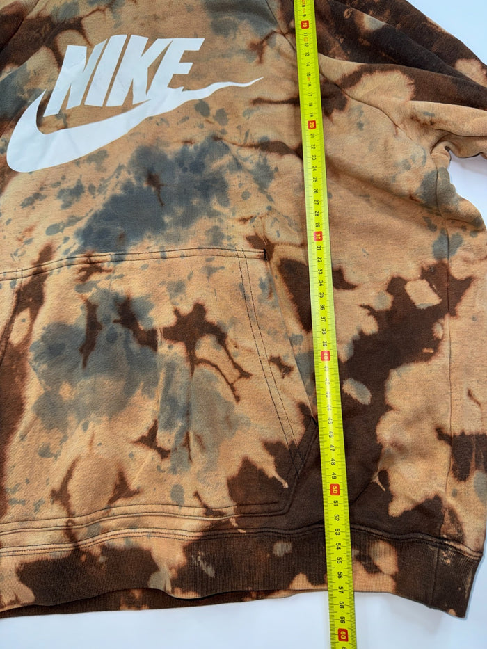 Nike Hoodie Batik Braun M
