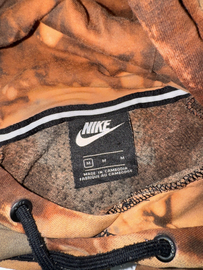 Nike Hoodie Batik Braun M
