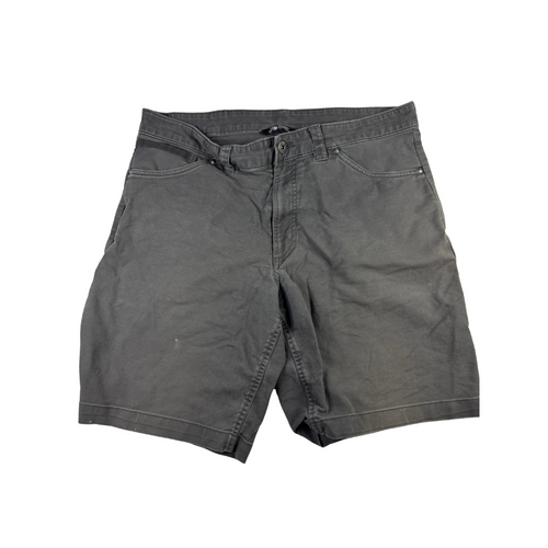 The North Face Shorts Vintage Grey Y2K Outdoor Casual 34 Cotton