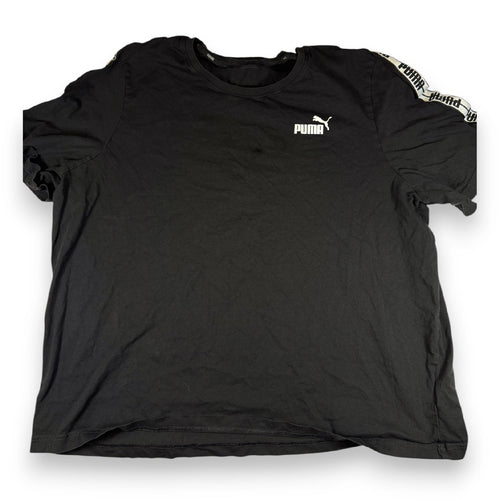 Puma Tape Logo T-Shirt Black Oversized Tee XXL