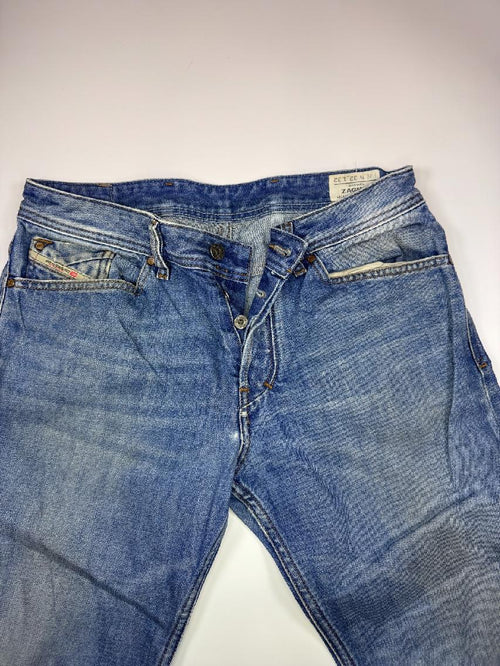 Diesel Zatiny Vintage Y2K Jeans W32 L32 Blue Bootcut Denim