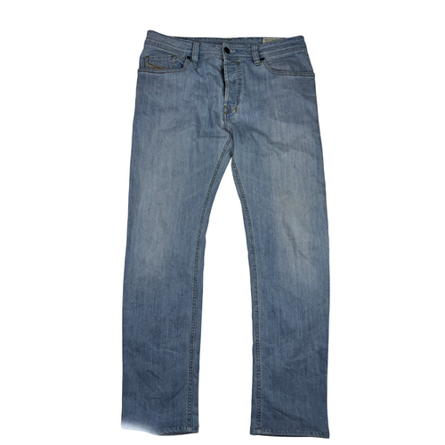 Diesel Safado Stretch Jeans Regular Slim Straight Light Blue W33 L30