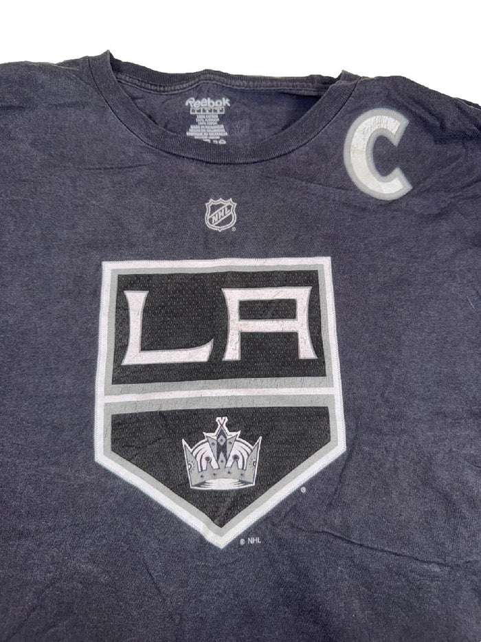 Reebok LA Kings Dustin Brown 23 NHL T-Shirt Black Size L
