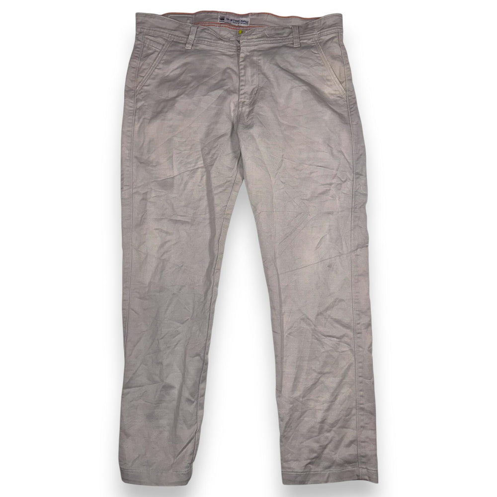 G-Star RAW 3301 Beige Chino Pants Vintage Y2K Casual Size W34 — 1