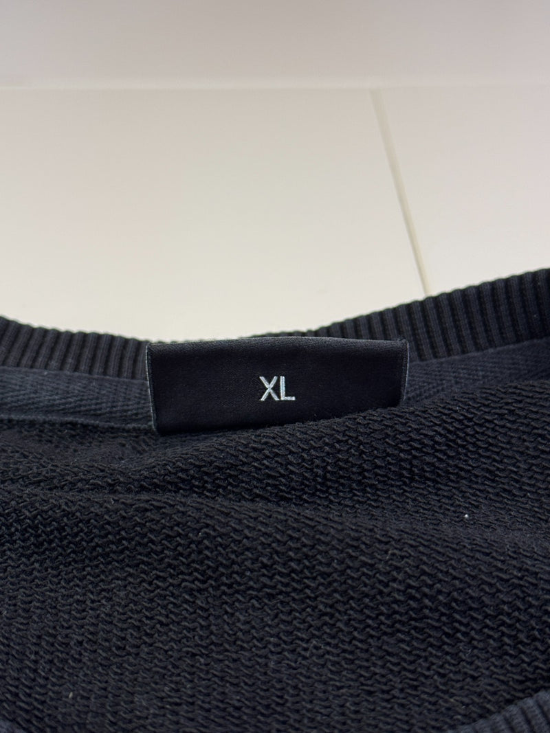 Karl Lagerfeld Vintage Y2K Sweatshirt Crewneck Black Size XL