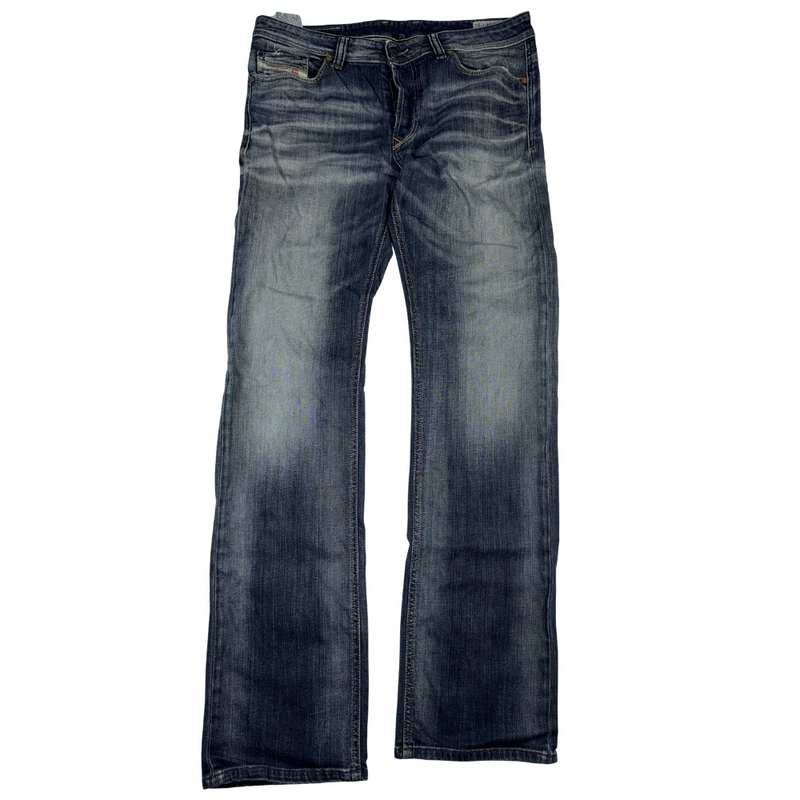 Diesel Viker Vintage Straight Leg Jeans W34 L34 Dark Blue