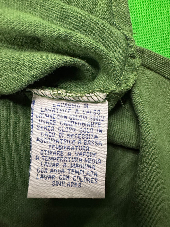 Polo Ralph Lauren Polo Shirt Green Preppy 100% Cotton Classic Fit Vintage Y2k