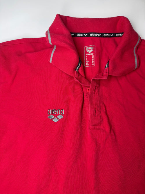 Arena Team Line Polo Shirt Red Men XL