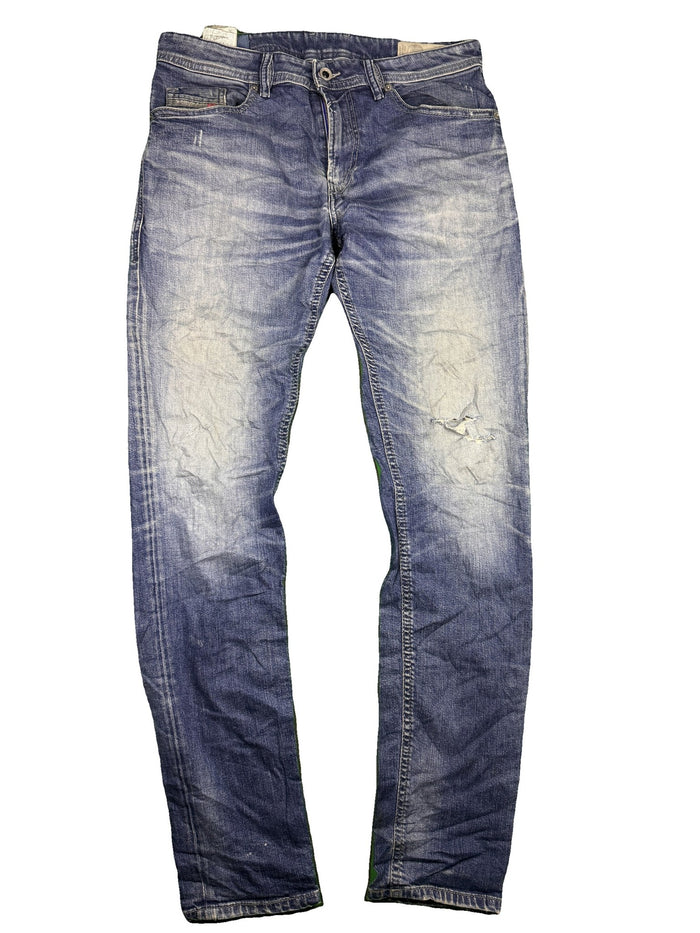 Diesel Thommer Jeans Blue Streetwear Cotton Elastane Slim Skinny
