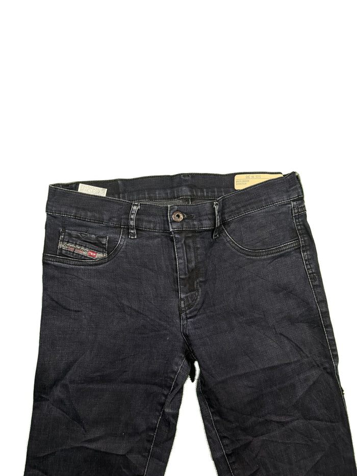Diesel Livier Jeans Black Minimal Cotton Elastane Super Slim