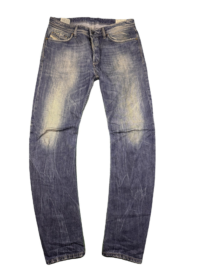 Diesel Rombee-XT jeans blue cotton regular slim carrot streetwear