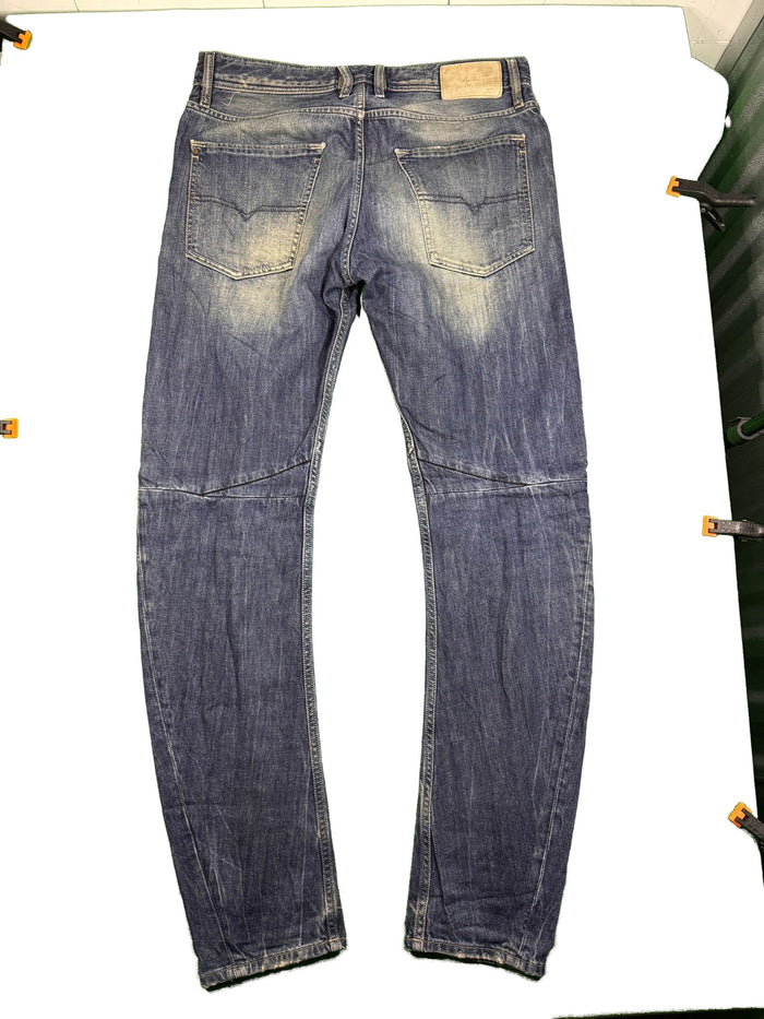 Diesel Rombee-XT jeans blue cotton regular slim carrot streetwear