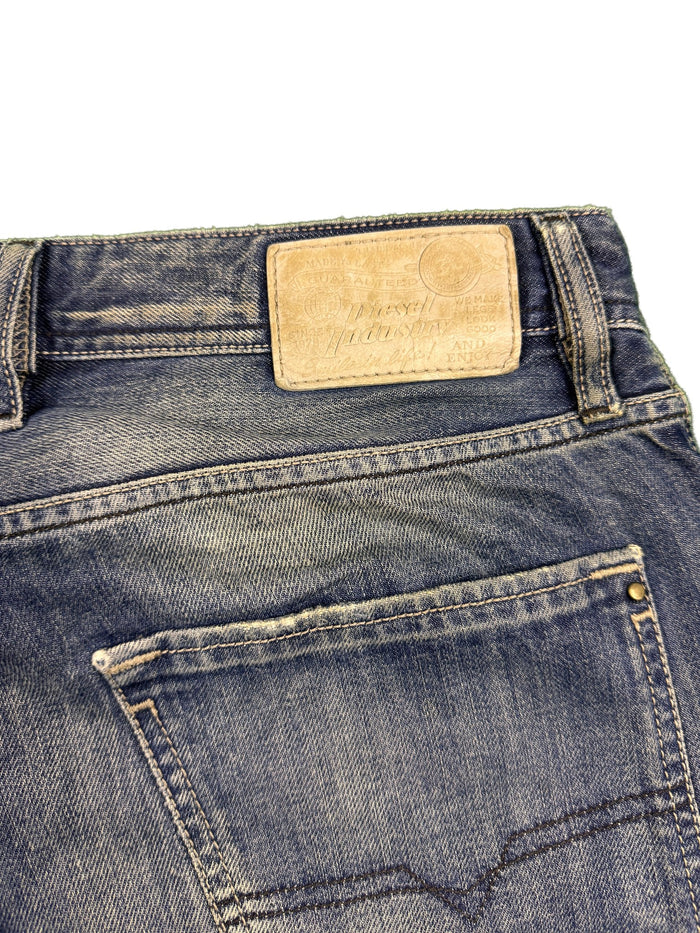 Diesel Rombee-XT jeans blue cotton regular slim carrot streetwear