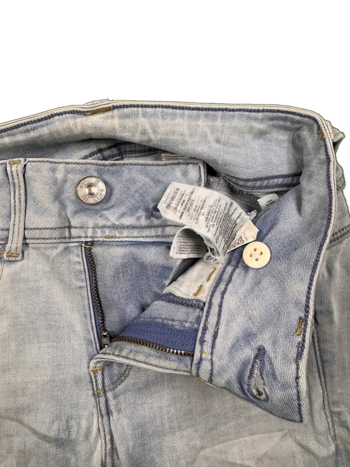 RAW Jeans Light Blue Streetwear Cotton Lyocell Elastomultiester Elastane Skinny