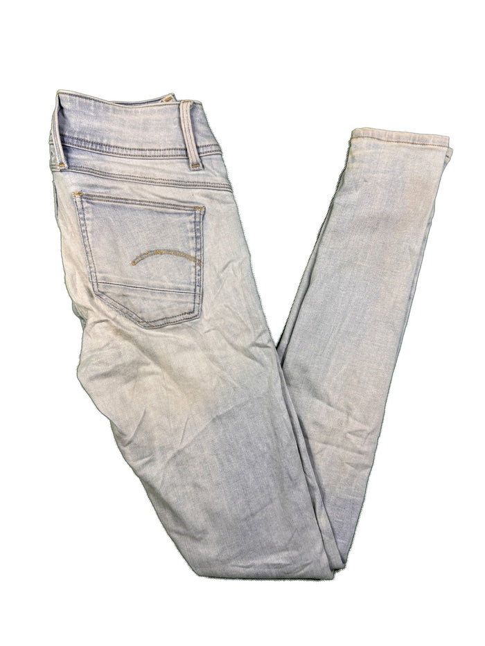 RAW Jeans Light Blue Streetwear Cotton Lyocell Elastomultiester Elastane Skinny
