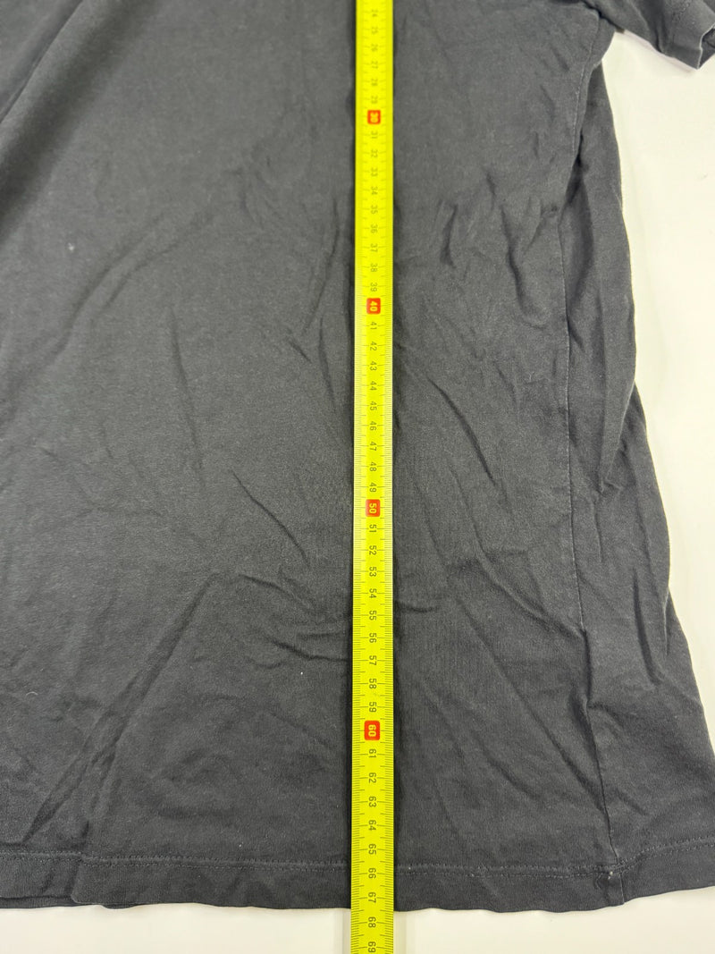 True Religion Vintage T-Shirt Black Horseshoe Logo Streetwear Y2K L