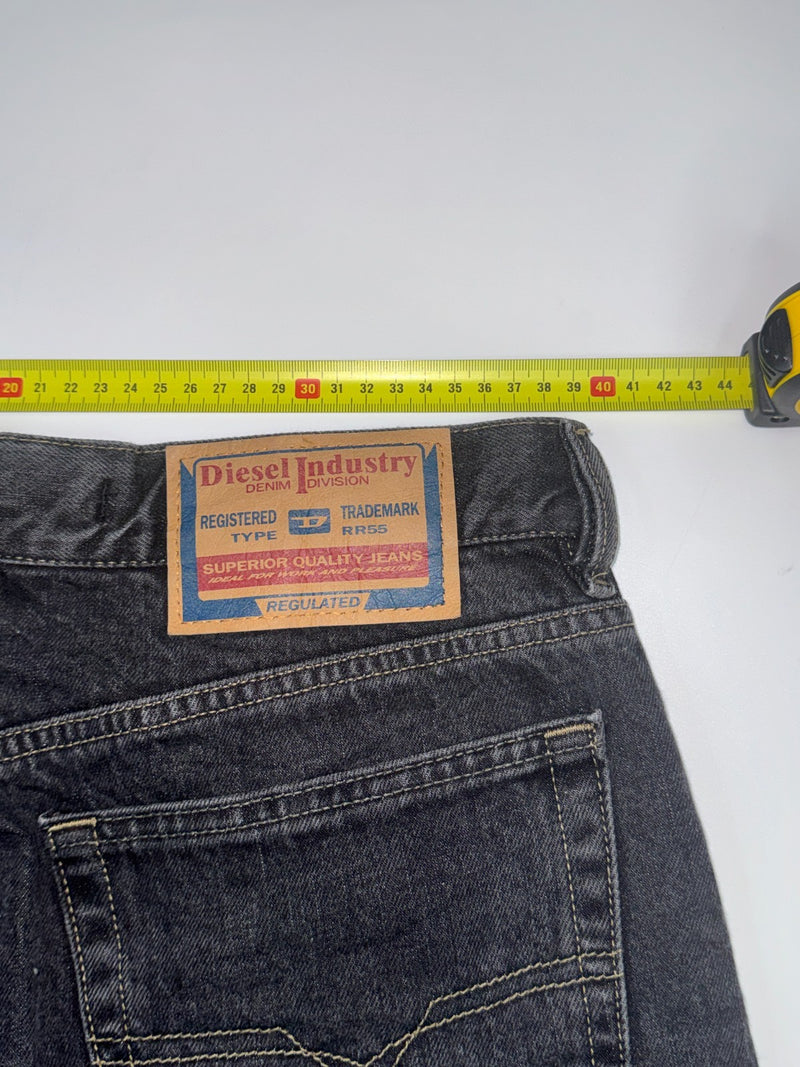 Diesel Industry Vintage Y2K Jeans W33 Made in Italy Dark Gray