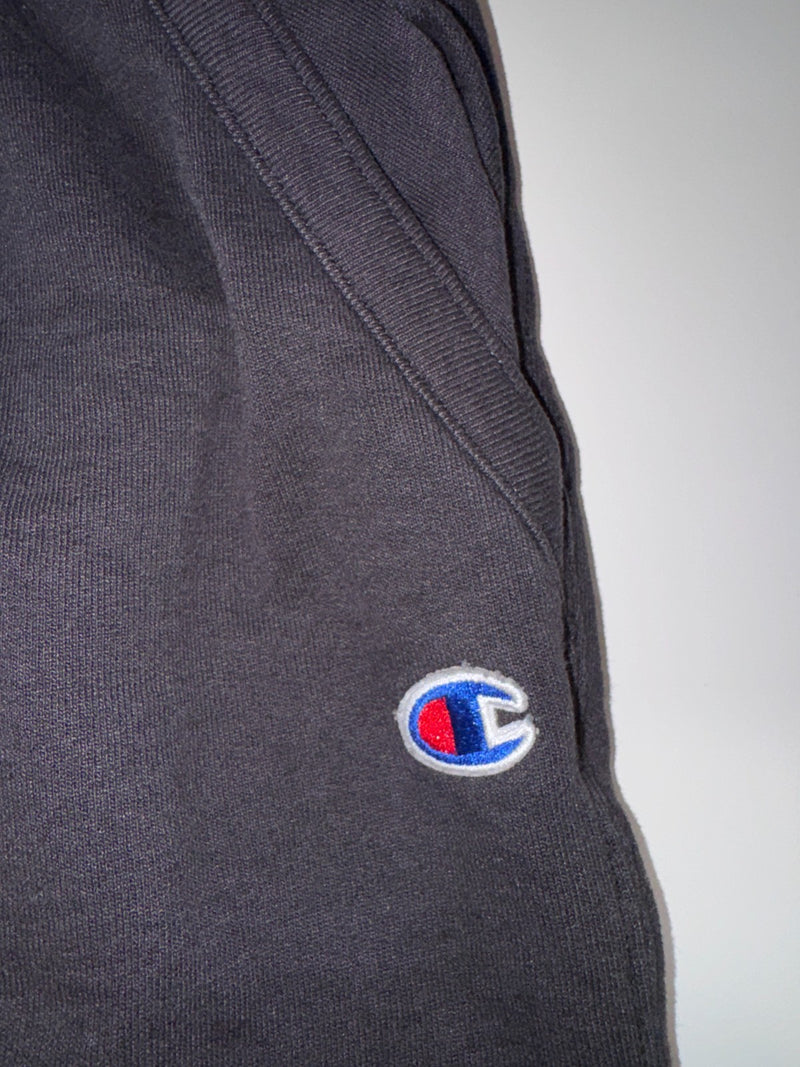 Champion Joggers Big Logo Black Size L Y2K Sweatpants