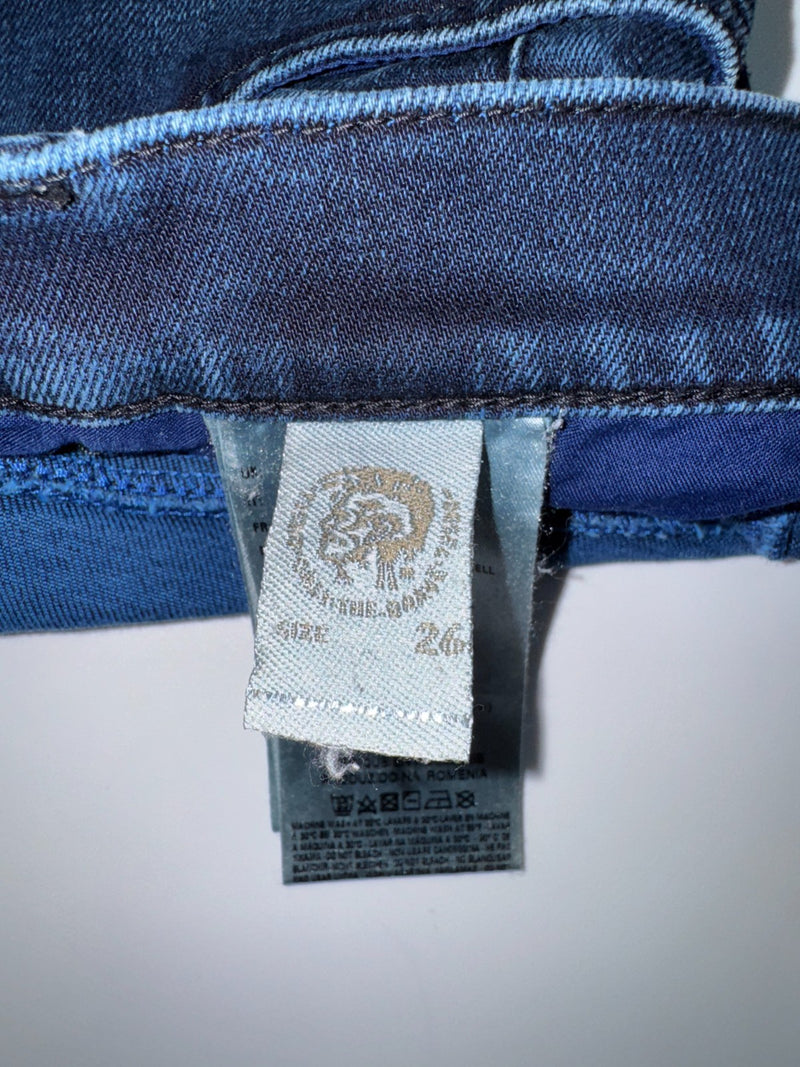 Diesel Belthy Stretch Jeans Slim Straight Blue W26 L32