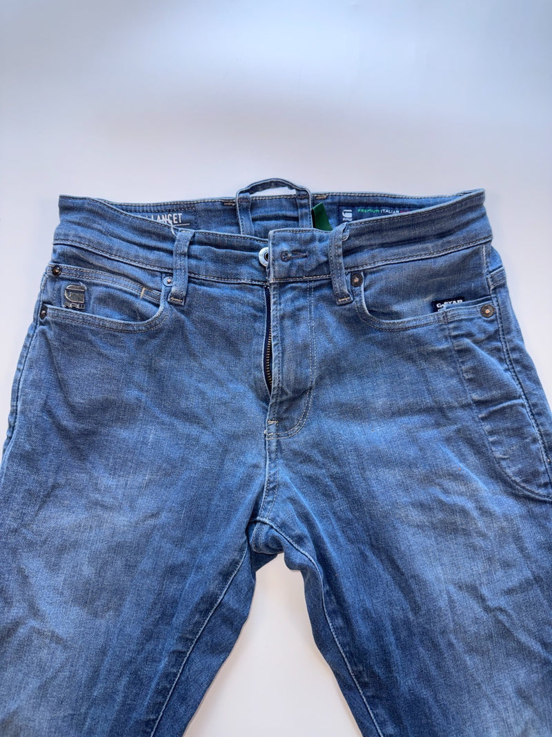 G-Star RAW Lancet Skinny Jeans W29 L34 Light Blue Denim