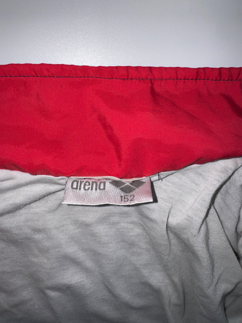 Arena Vintage Track Jacket Windbreaker Blue White Red Size 152