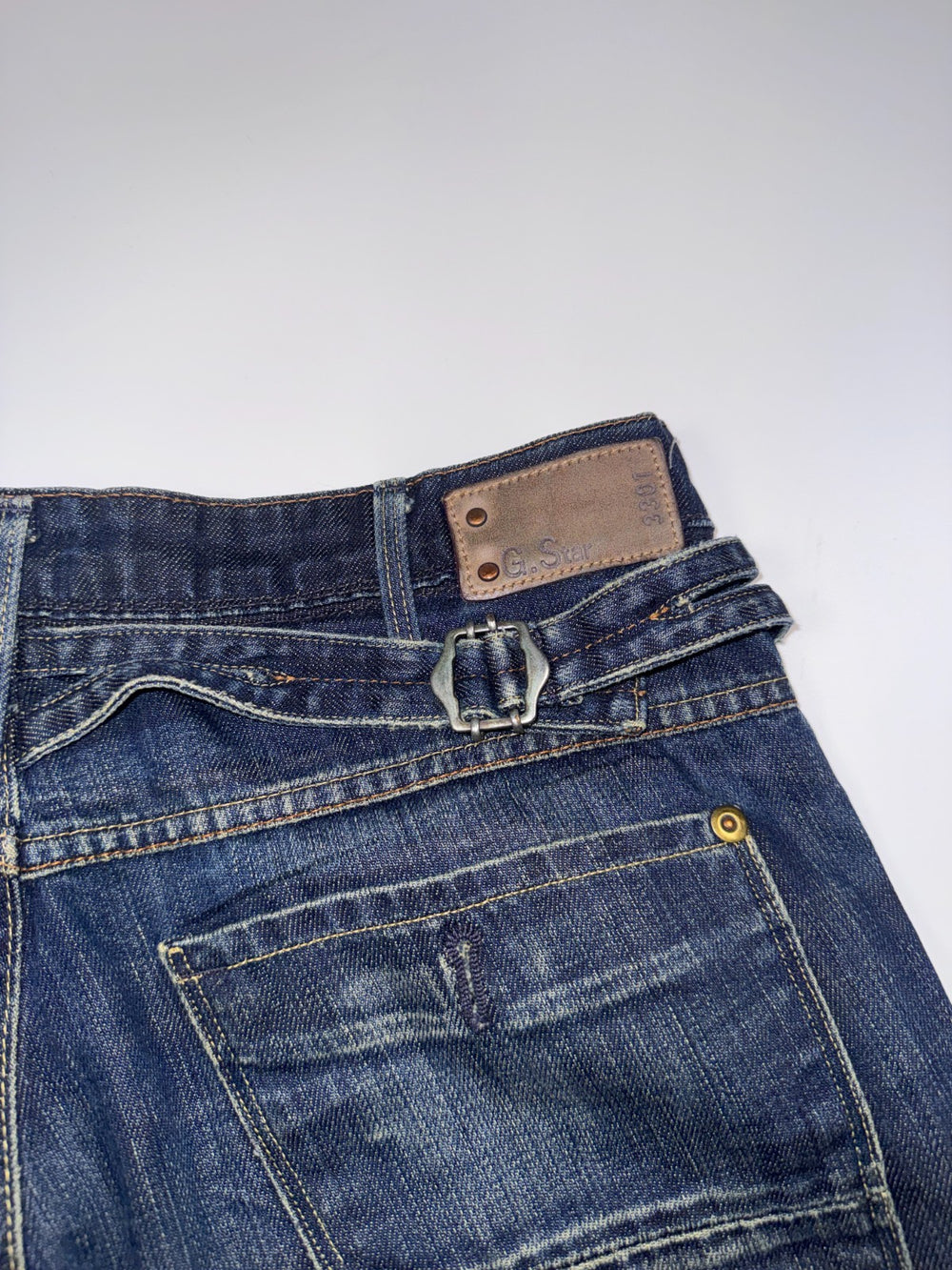 G-Star RAW 3301 Jeans W27 L32 Distressed Bootcut Vintage Denim — 6