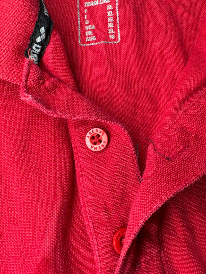 Arena Team Line Polo Shirt Red Men XL