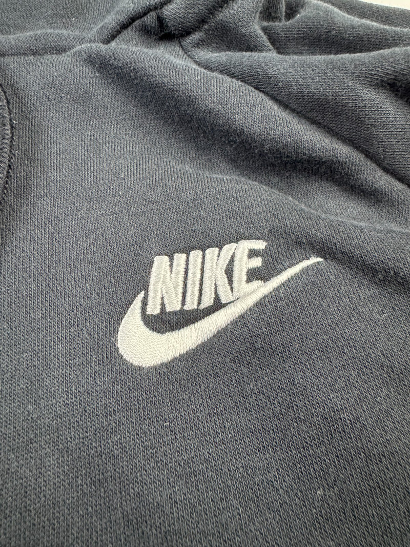 Nike Vintage Y2K Hoodie Black Small Swoosh Pullover Hoodie M