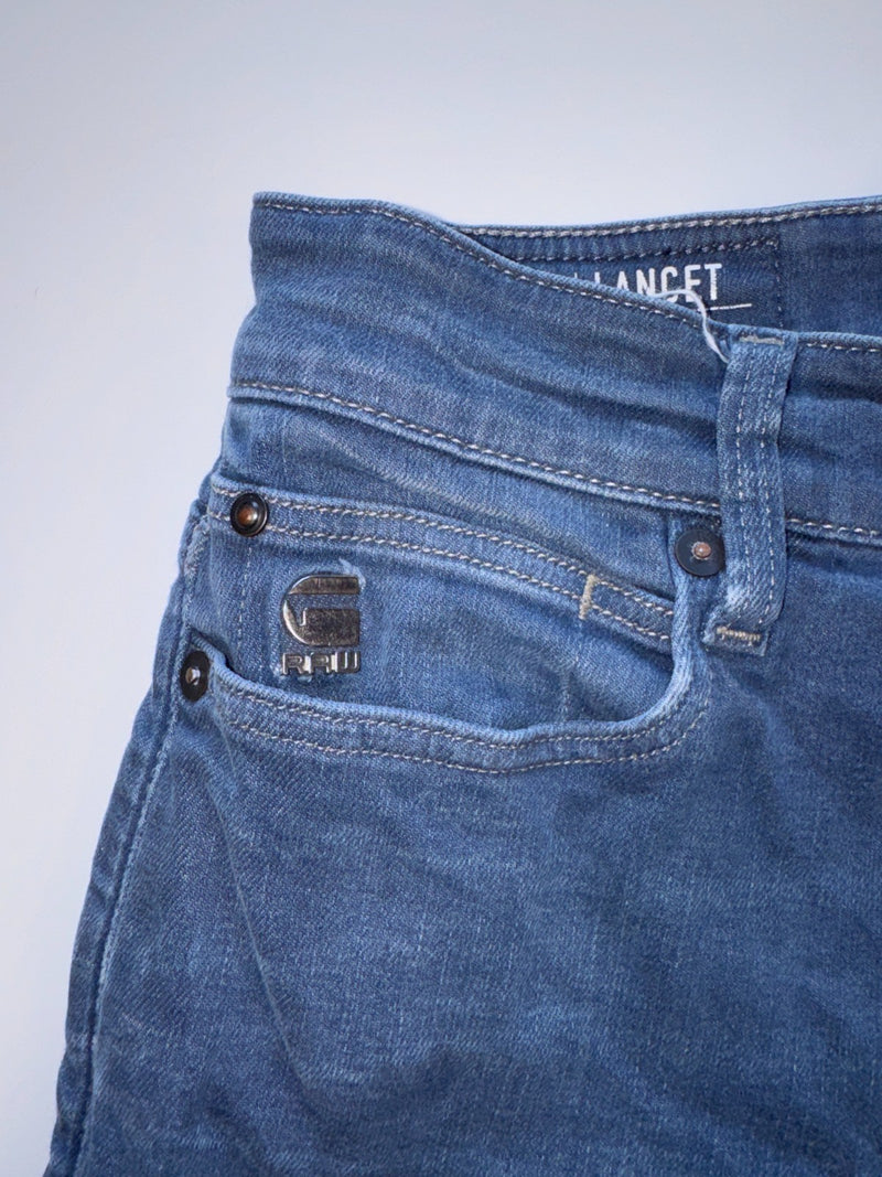 G-Star RAW Lancet Skinny Jeans W29 L34 Light Blue Denim
