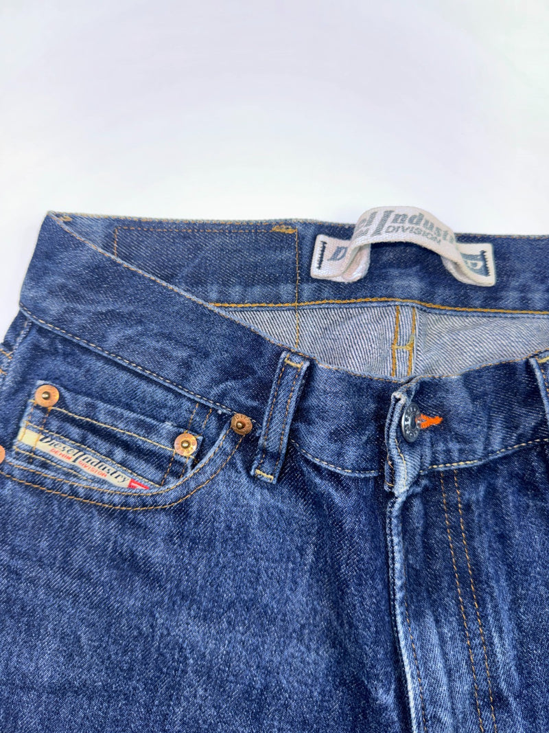 Diesel Industry Vintage Y2K Jeans W27 Made in Italy Dark Blue