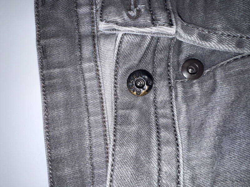 Diesel Industry Viker Vintage Y2K Grey Jeans Size W33 L32