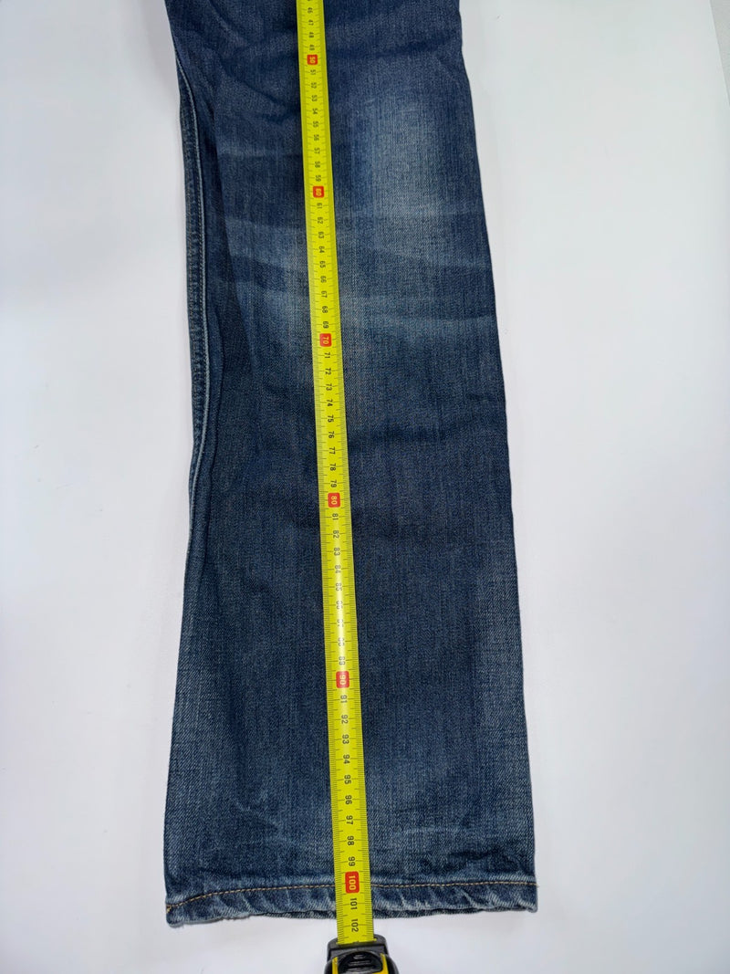 G-Star RAW 3301 Jeans Vintage Y2K Blue Denim Straight Fit W34 L32