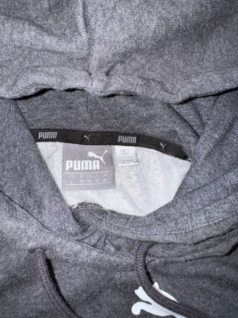 Puma Essentials Big Logo Hoodie Dark Grey Women L