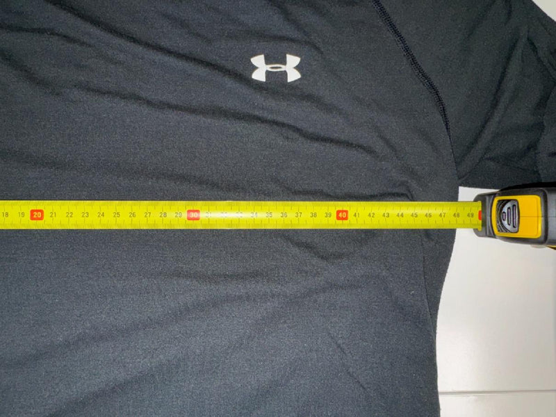 Under Armour HeatGear Compression Long Sleeve Black Shirt Size S