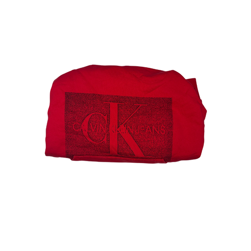 Calvin Klein Jeans Vintage Y2K Hoodie Size S Red