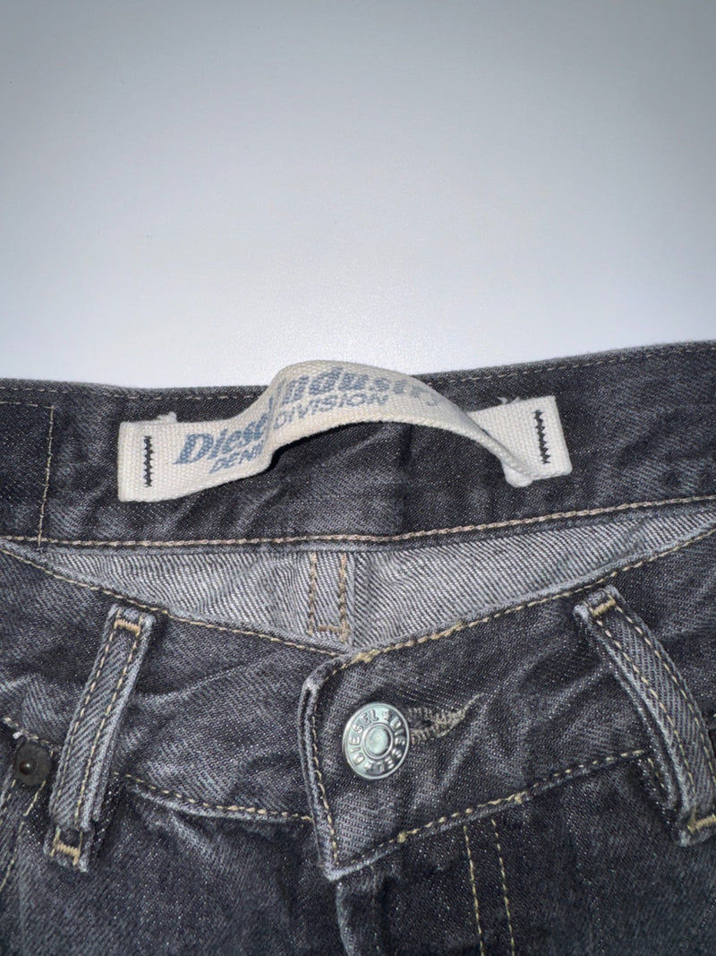 Diesel Industry Vintage Y2K Jeans W33 Made in Italy Dark Gray